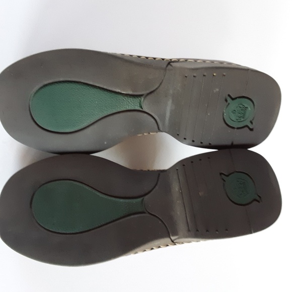 Born brown slip on clog with top stitching - Picture 5 of 7